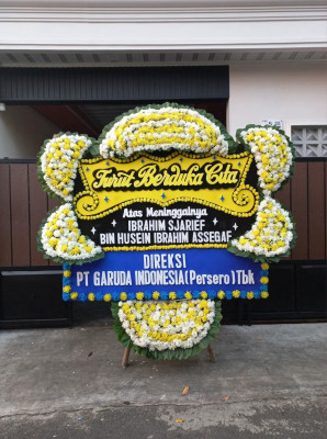 Papan Bunga Duka di Sutera