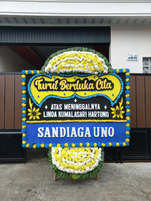 Papan Bunga Duka di Sutera